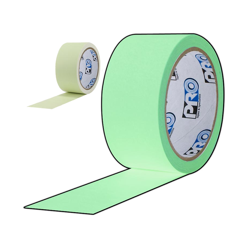 Glow in the Dark Tape - Photoluminescent Green