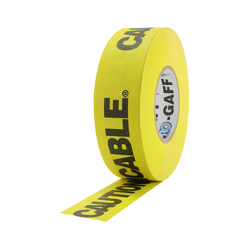 Printed Gaffer Tape - Yellow
